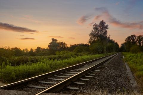 Railroad tracks